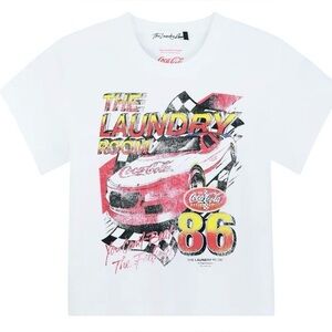 The Laundry Room Kids White and Red Graphic Tee